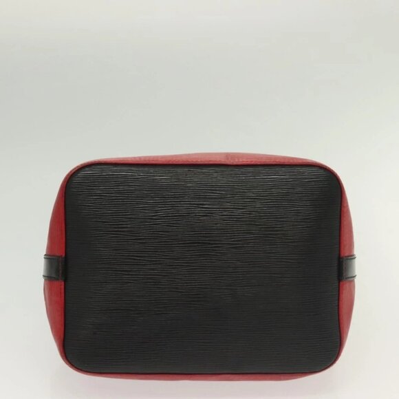 LOUIS VUITTON Epi Petit Noe Bag BiColor Black Red - Picture 5 of 15